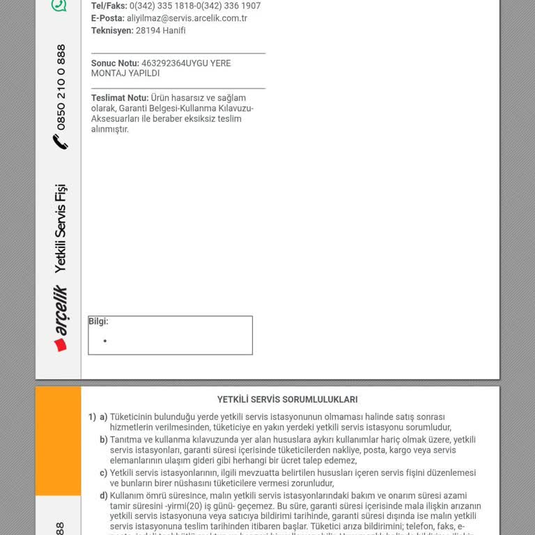 Arçelik Klima Soğutmuyor, Servis Sorunu Ve İade Talebi