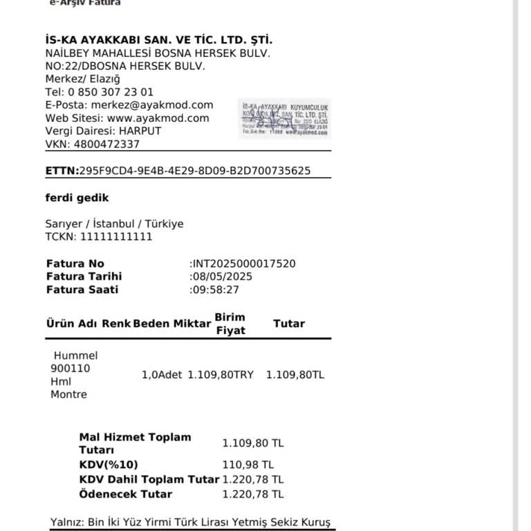 Kısa Sürede Hasar Gören Ayakkabıya İade Reddi Ve Mağduriyet