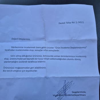 Kullanım Hatası Denilerek Sorumluluk Reddi