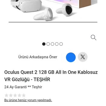 Garanti Kapsamındaki VR Gözlük Arızasında Satıcı Ve Teknik Servis Mağduriyeti