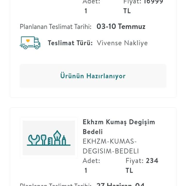 Baza Kumaşı Teslimatı Gecikti Müşteri Hizmetleri Çözüm Sunmuyor