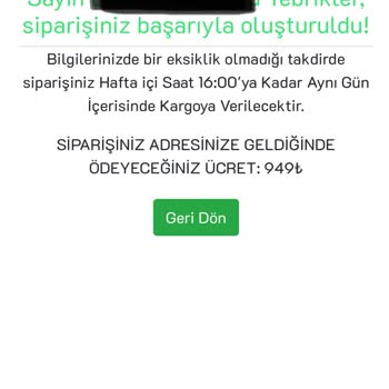 Reklamdaki Pantolonla Alakasız Ürün Ve İade Sorunu