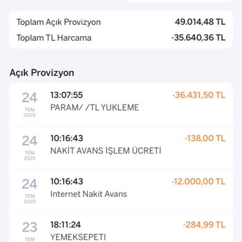 Param Uygulamasında Hesabım Silindi, Parama Ulaşamıyorum