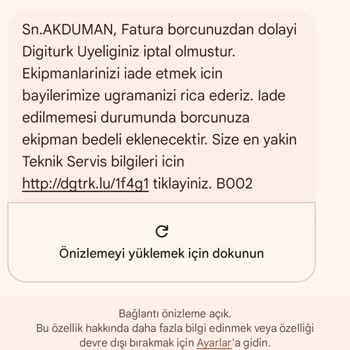 Digiturk Abonelik İptalinde İletişim Ve Faturalandırma Sorunu
