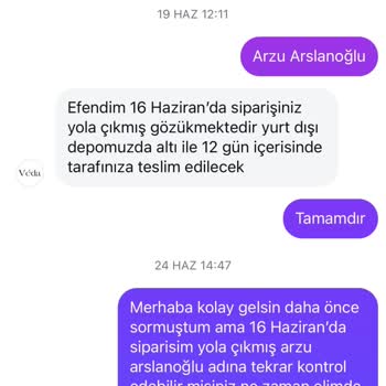 İki Ayı Geçen Siparişimde Ücret İadesi Yapılmıyor