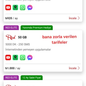 Tarife Yenilemede Yüksek Ücret Ve Kampanya Farklılıkları
