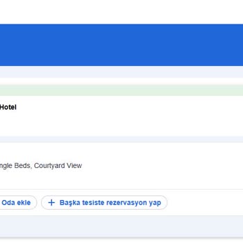 Ödemesi Yapılan Rezervasyonum Otelde Görünmüyor, Çözüm Bulamıyorum
