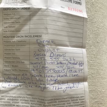 Penti Eskişehirden Aldığım Bikini İçin Üç Aydır İade Yapılmıyor Mağduriyetim Sürüyor