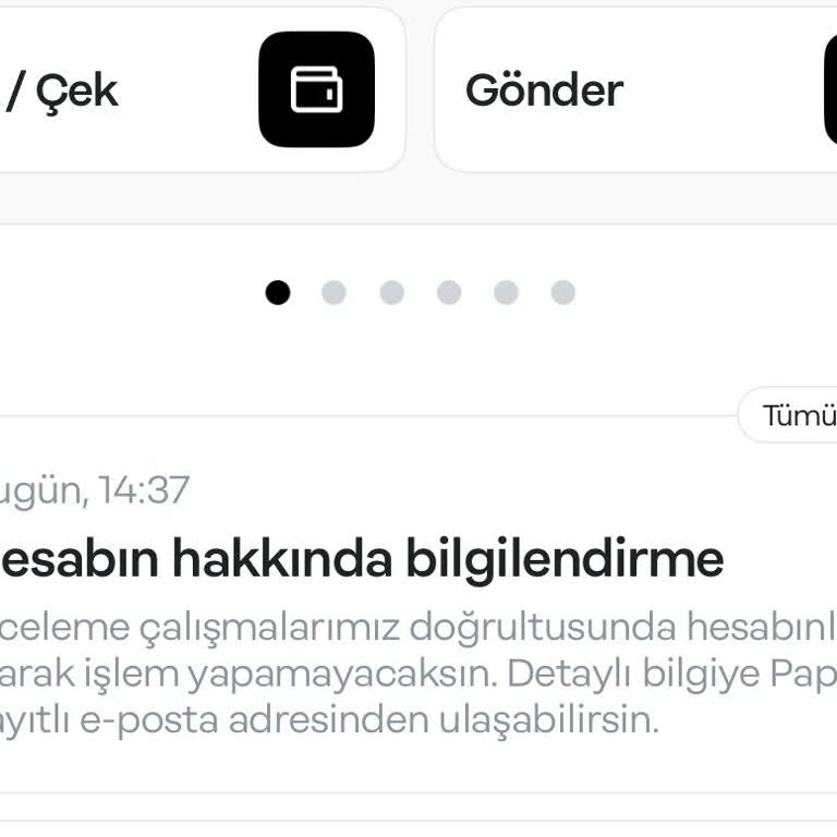 Papara Uzun Süredir Bekleyen Hesap İncelemesi Ve Yetersiz Müşteri Desteği