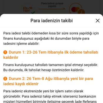 Siparişi İptal Ettim Param İade Edilmedi İade Ekranı Da Kayboldu