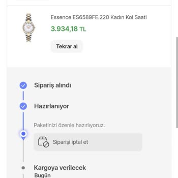 Sipariş Verdiğim Saat Fiyat Artışı Nedeniyle Gönderilmedi, Mağdur Edildim