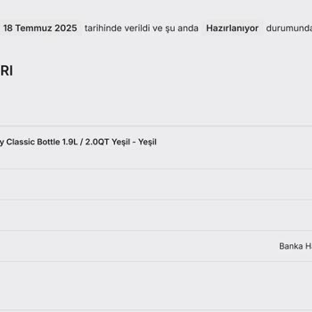 Kampreyonu.com İnternet Sitesi Üzerinden Yapılan Havale Sonrası Ürünlerin Teslim Edilmemesi