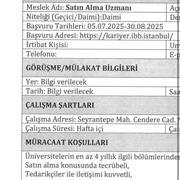 İBB Kariyer Üzerinden Yapılan Alımlarda Şeffaflık Ve İletişim Eksikliği