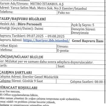 İBB Kariyer Üzerinden Yapılan Alımlarda Şeffaflık Ve İletişim Eksikliği