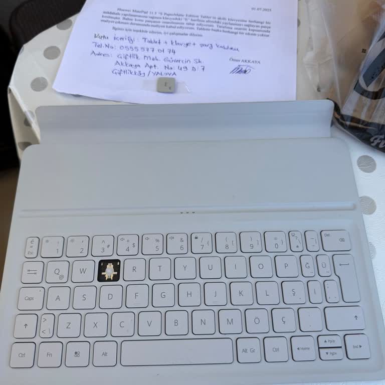 Huawei Matepad 11.5 Manyetik Klavyede Kısa Sürede Tuş Arızası Ve Yetersiz Servis Desteği