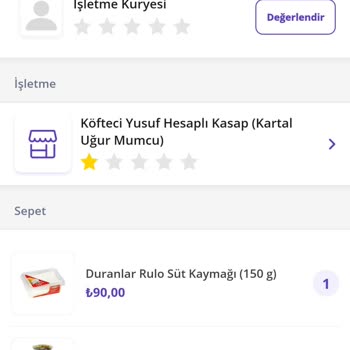 Küflü Kaymak Ve Yanlış Marka Gönderimi Hayal Kırıklığı Yarattı