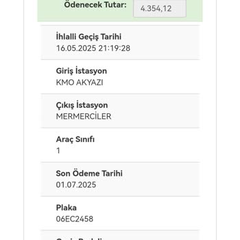 Gizli Borçlar Ve Fahiş Cezalarla Şok Edici Otoyol Ücreti
