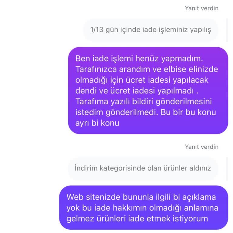 Eksik Ürün Gönderimi Ve İade Hakkının Reddedilmesi Mağduriyet Yaratıyor