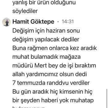Aldığım Koltuk Takımı İçin 8 Aydır Çözüm Bulunamıyor