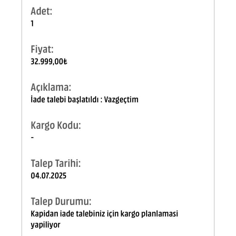 İade Sürecindeki Belirsizlik Ve İlgisizlik Hayal Kırıklığı Yarattı