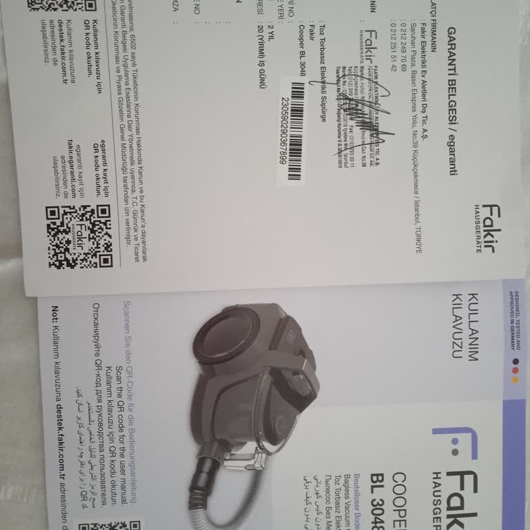 Elektrikli Süpürge Arızası Ve Yetersiz Müşteri Hizmeti Deneyimi