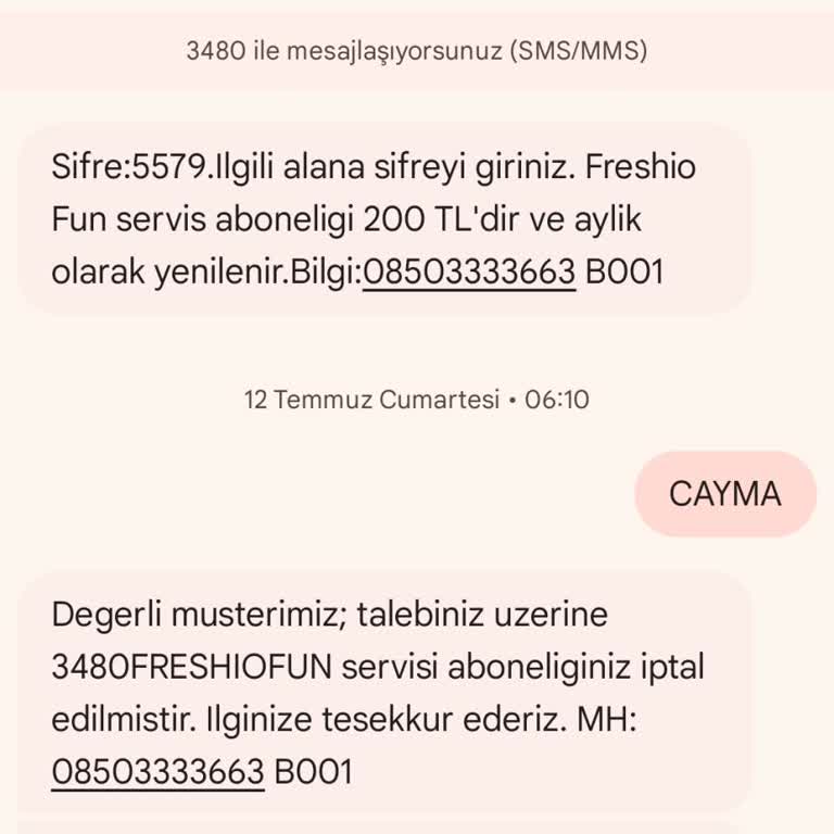 Onaylamadan Abonelik Ve İade Sorunu Yaşadım