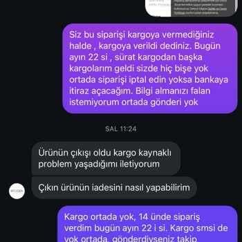 Sipariş Verildiği Halde Ürün Gönderilmiyor, Müşteri Hizmetleri İlgisiz Ve Oyalayıcı
