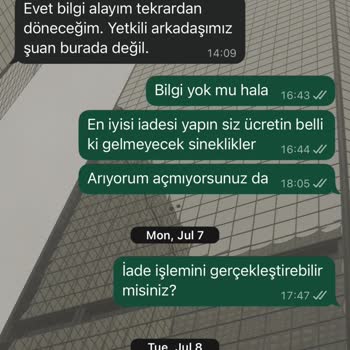 Siparişim Teslim Edilmedi, Firmaya Ulaşamıyorum Ve İade Alamadım
