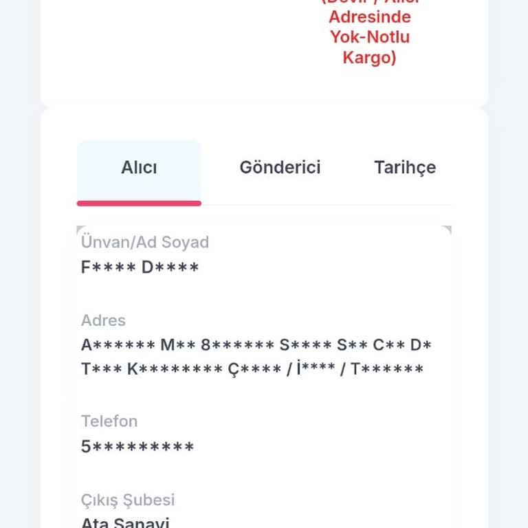Sürat Kargo İlgisizliği Ve İletişim Eksikliği Yüzünden Kargom İade Edildi