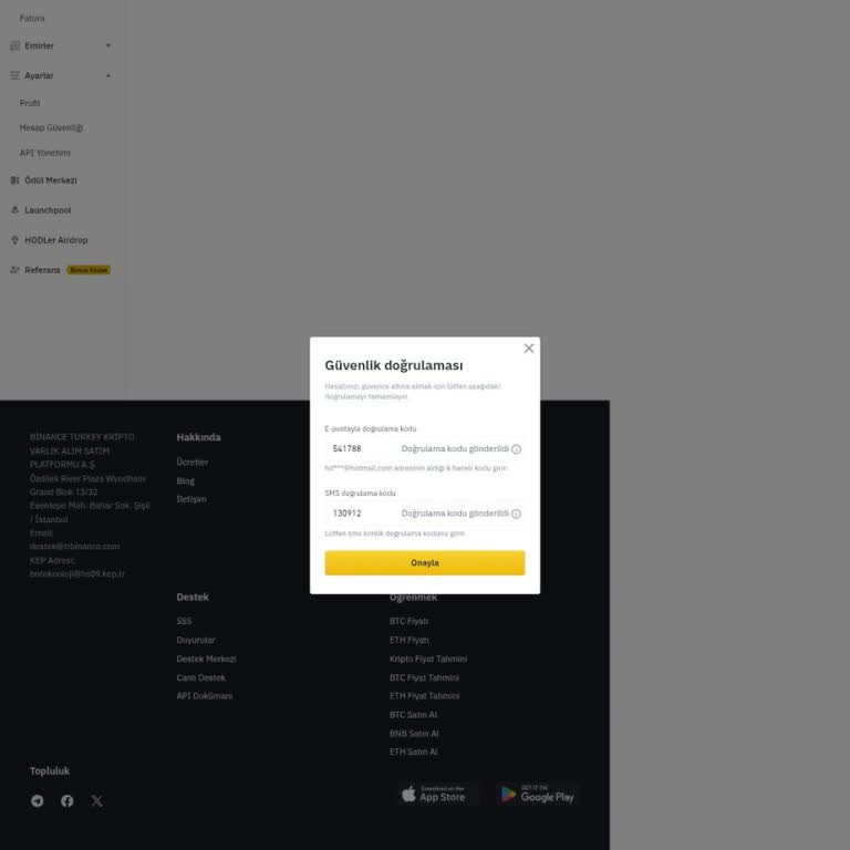 Binance Hesap Eşleşme Sorunu Ve Transfer Engeli