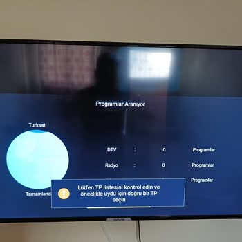 Onvo TV'de Kanal Arama Ve TP Hatası Sorunu İçin Acil Destek Talebi