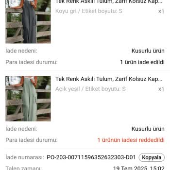 Yanlış Ürün Gönderimi Ve Eksik İade Mağduriyeti