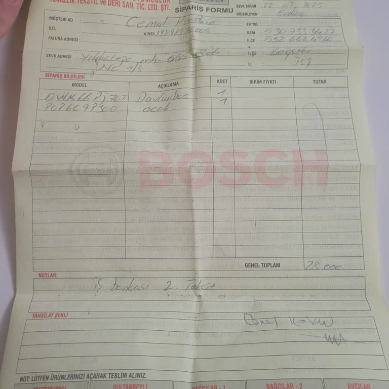 Satın Alınan Davlumbazın Gürültülü Çıkması Ve Mağaza İle Servisten Farklı Bilgilendirme