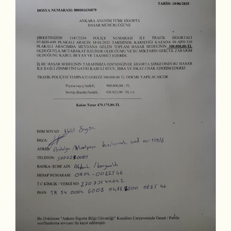 Ankara Sigorta'dan Hakkım Olan Ödemenin Gecikmesi Mağduriyet Yarattı