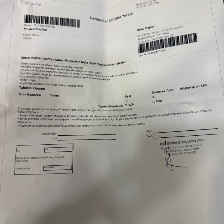 Teknosa Ve Apple Arasında Kaldım, Kusurlu Cihazım Değiştirilmiyor