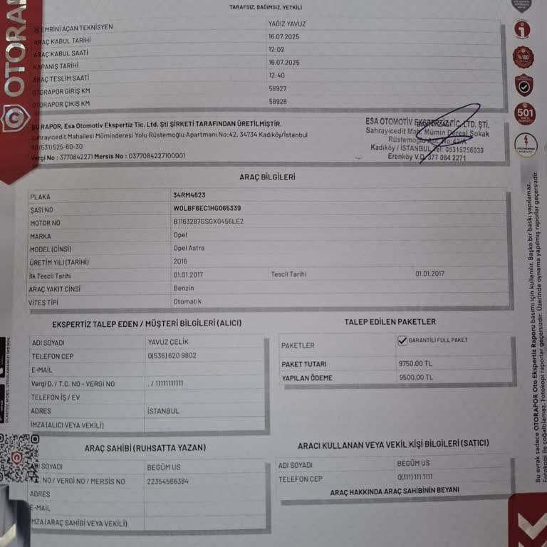 Garantili Ekspertize Rağmen Motorda Büyük Sorun Çıktı Mağduriyetim Giderilsin