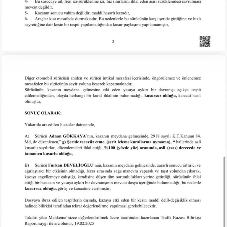 Mahkeme Kararına Rağmen Eksik Ödeme Ve Kusur Oranında Düzeltme Talebi