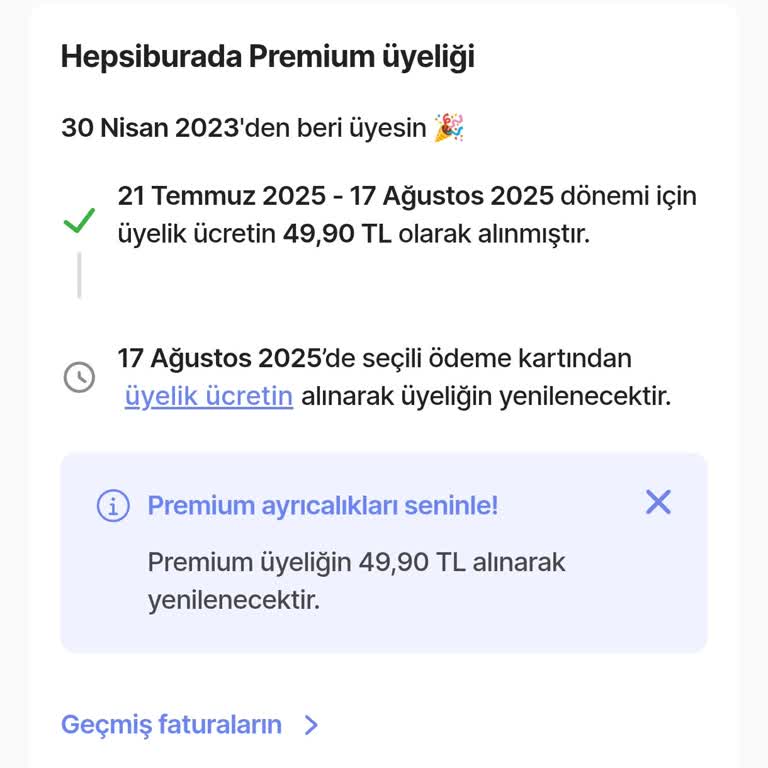 Rızam Dışında Hepsiburada Premium Yenilemesi Ve Ücret İadesi Talebi