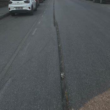 Yarım Bırakılan Yol Çalışması Kazaya Sebep Oldu