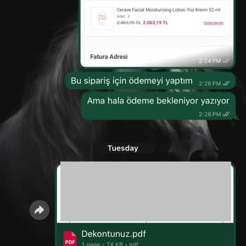 Ödeme Yapıldığı Halde Sipariş Durumu Güncellenmiyor Ve İletişim Sağlanamıyor