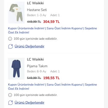 Siparişlerim Eksik Geldi, Para İadesi Yapılmadı