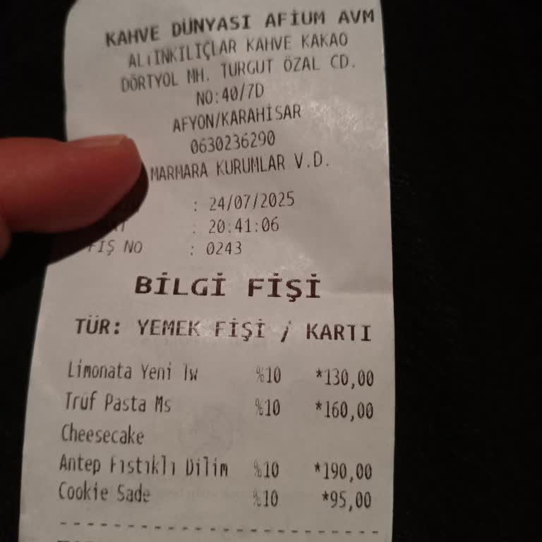 Kahve Dünyası Limonata Tadında Doğallık ve Hizmet Sorunu