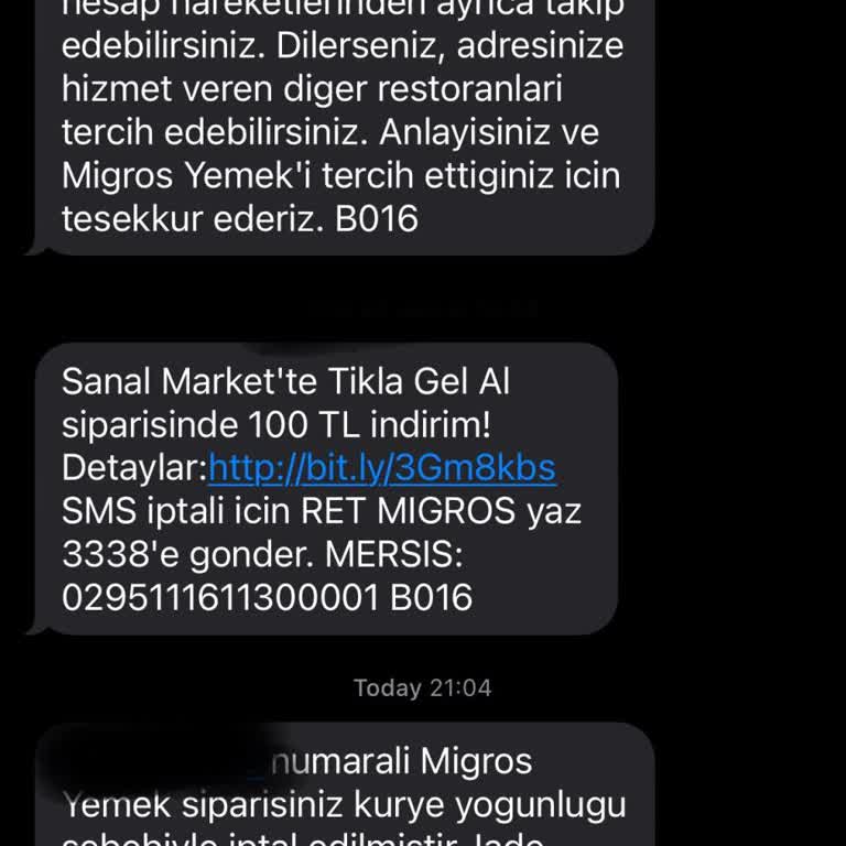 Migros Yemek İndirimli Siparişlerim Sürekli İptal Ediliyor Kuponlarım Da Kayboluyor
