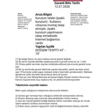 Kırık Gelen Televizyon İçin Amazon'dan Belirsiz Ve Yavaş Çözüm Süreci