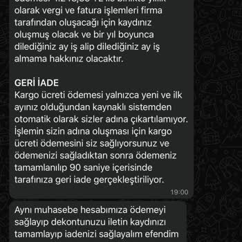 Kapora Ve Kargo Ücretim İade Edilmedi, Tehdit Edildim