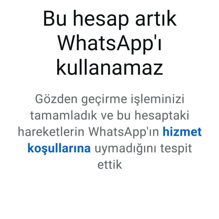 WhatsApp Hesabım Haksız Yere Engellendi, Mağdur Oldum