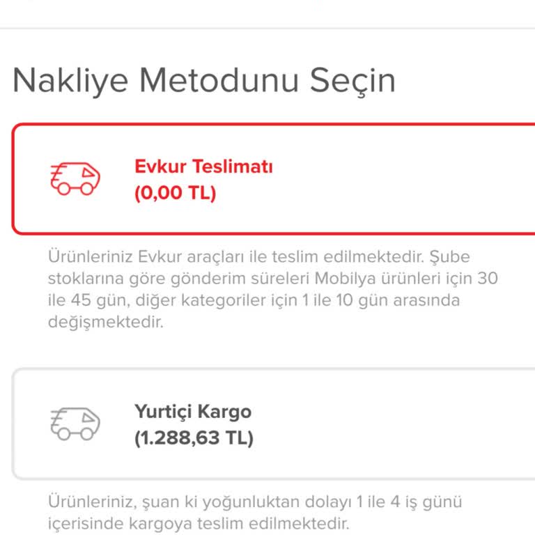 Evkur'dan Aldığım Ürün Teslim Edilmiyor, Müşteri Hizmetleri Oyalıyor
