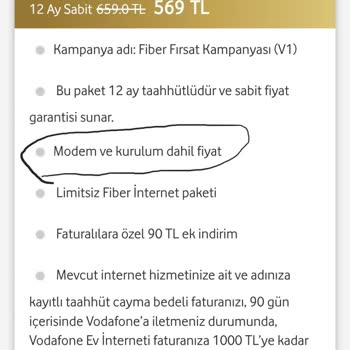 Vodafone Net Kampanyasında Modem Ücreti Sürprizi: Aldatıcı Bilgilendirme