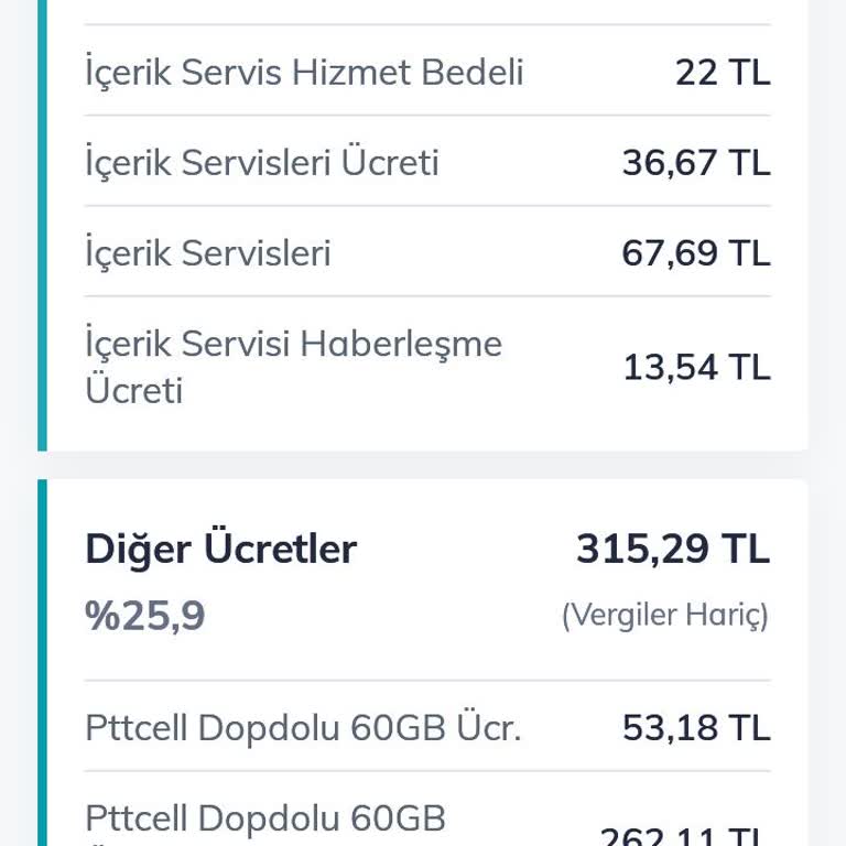 Bilgim Dışında İçerik Servisi Ücreti Ve Müşteri Temsilcisine Ulaşamama Sorunu