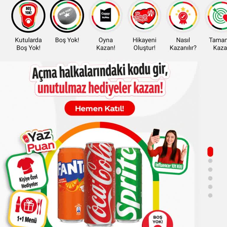 Kazandığım Coca-Cola Puanlarım Aynı Gün Sıfırlandı